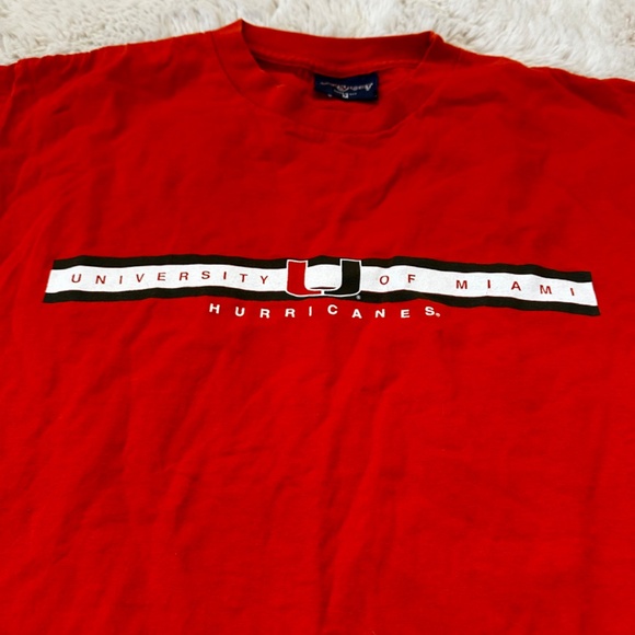 Vintage Orange University of Miami T-shirt - Picture 2 of 3